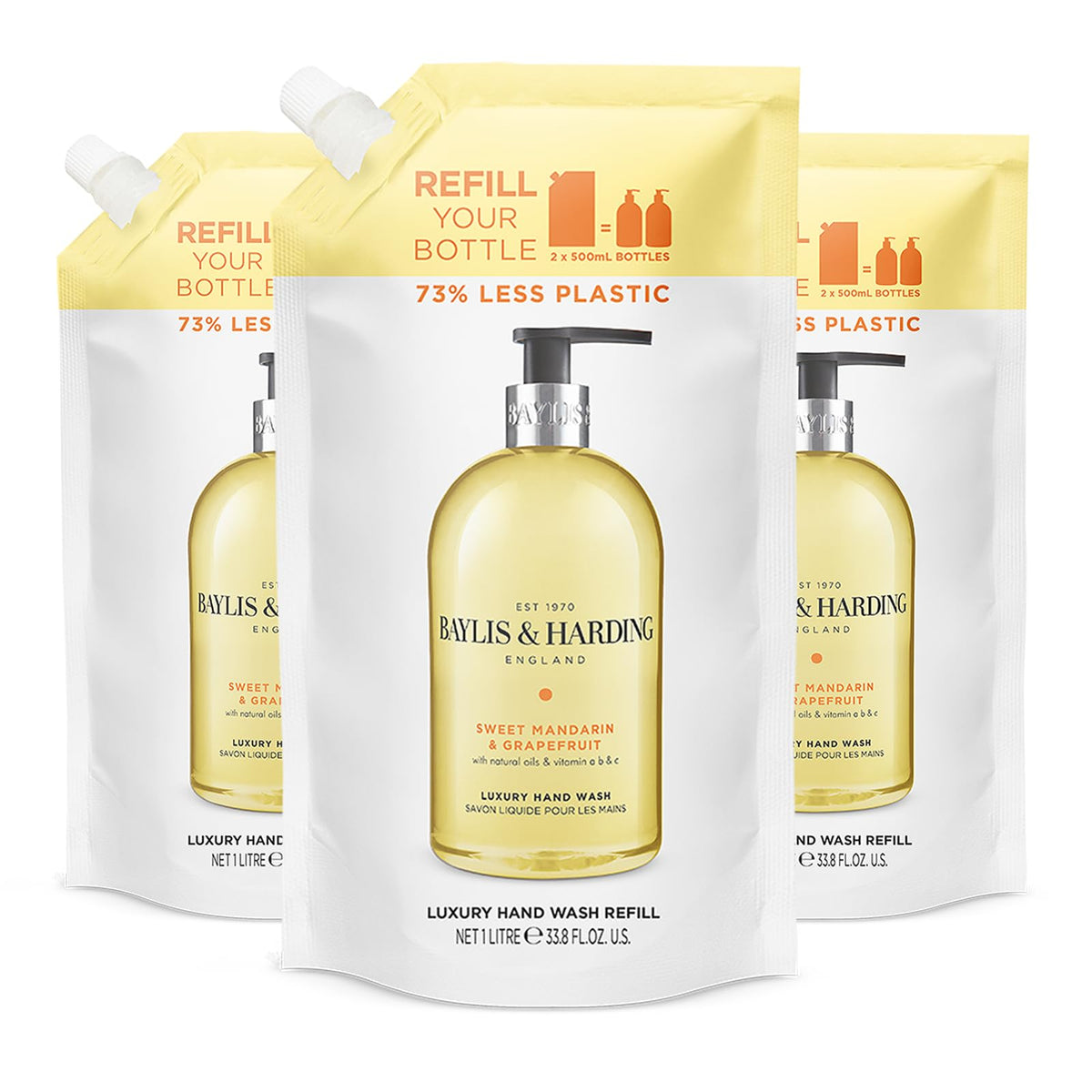 Baylis & Harding Signature Luxury Hand Wash 500ml 3 pack