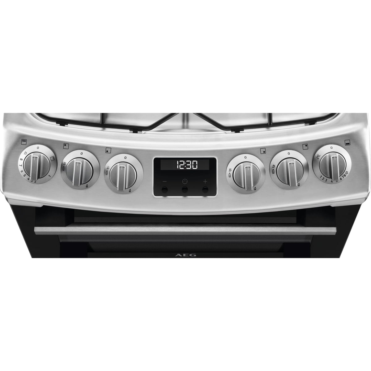 AEG Double Cavity Cooker CIX6540ACM, 77/39 L, Induction Hob