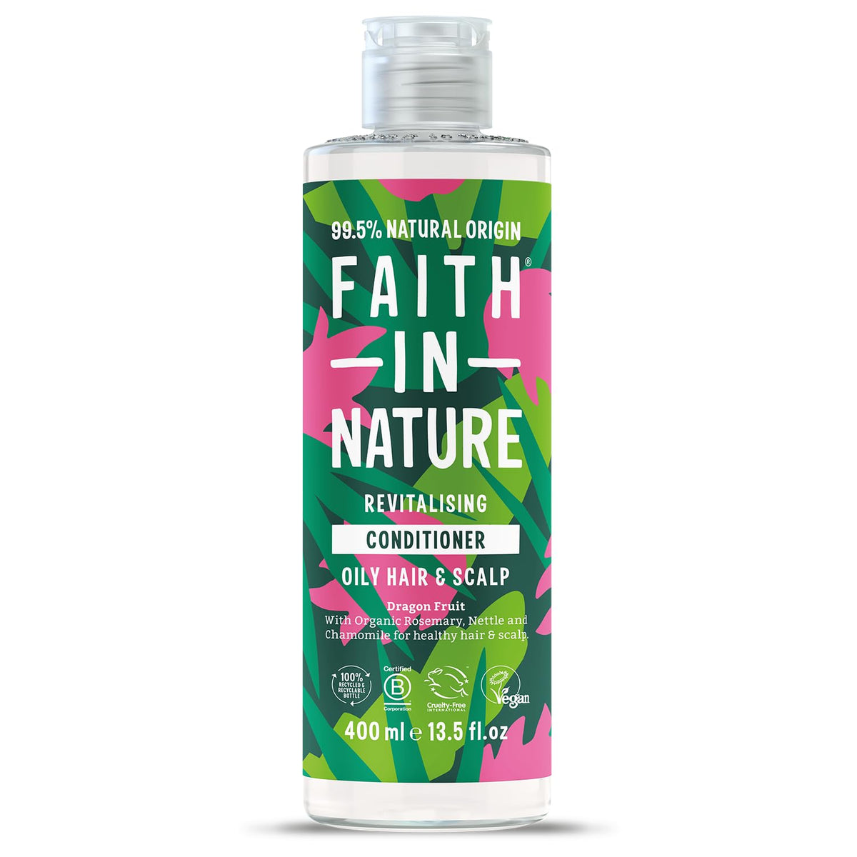 Faith In Nature Organic Coconut Conditioner, Hydrating for Dry Hair & Scalp, Vegan & Cruelty Free, No SLS, Silicones or Parabens, 400ml