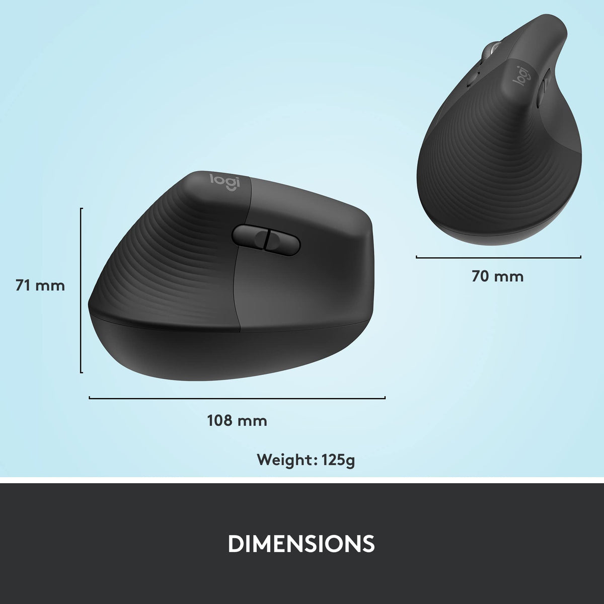 Logitech Wave Keys & Lift Vertical Mouse