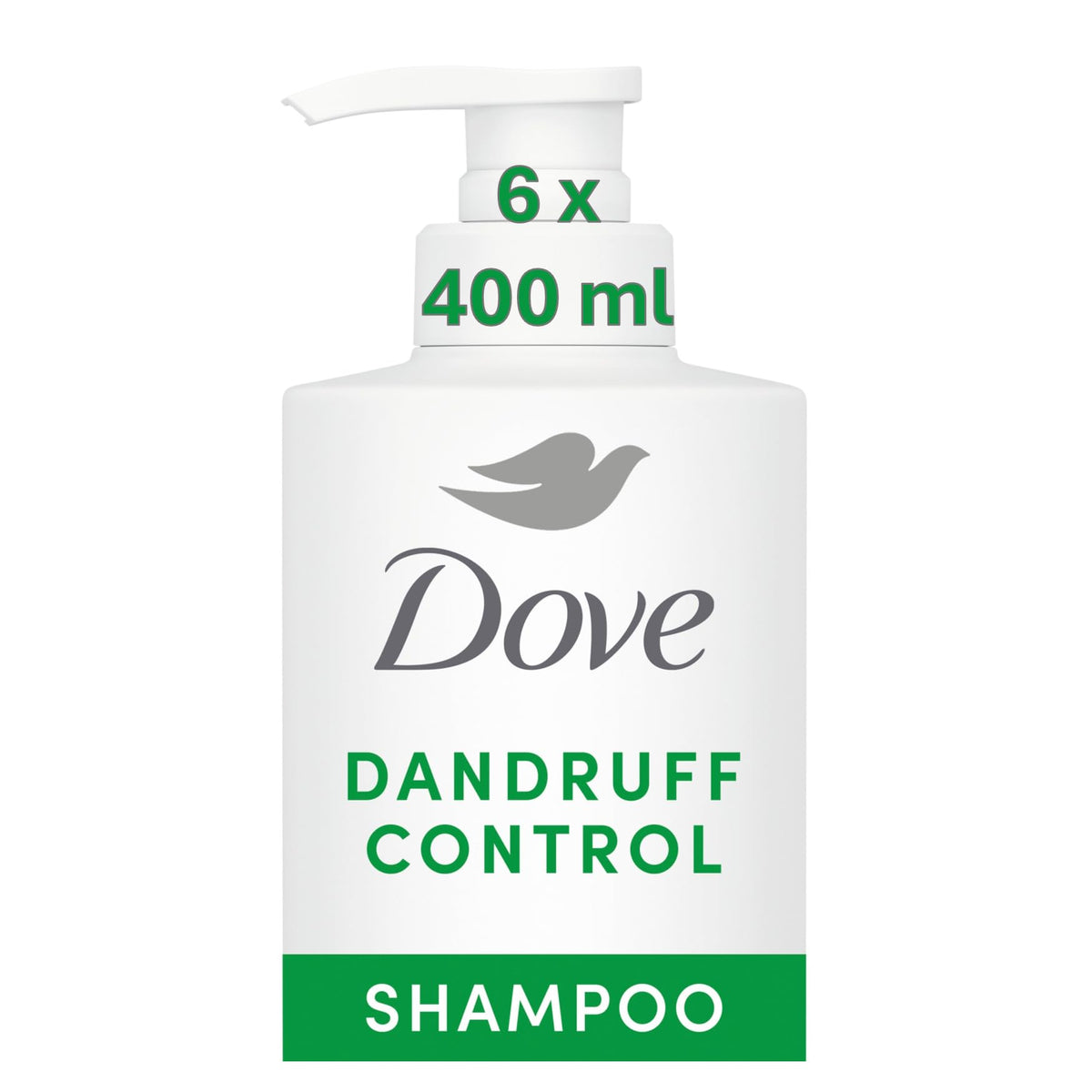 Dove Scalp + Hair Therapy Dandruff Control Shampoo hair care with Salicylic Acid, Piroctone and Panthenol for up to 100% flake-free scalp* 400 ml