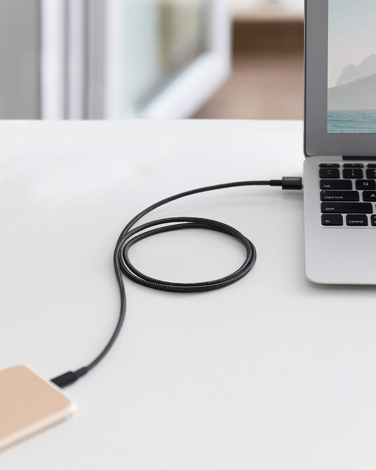 Anker USB A to Lightning Cable,MFi Certified(1.8m, 1Pack, Black)