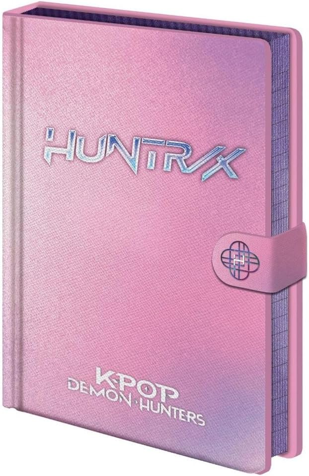K-pop Demon Hunters (Irridescent Premium Notebook with Clasp, Officially Licensed Product, Stylish K-Pop Stationery Gift for Fans & Writers