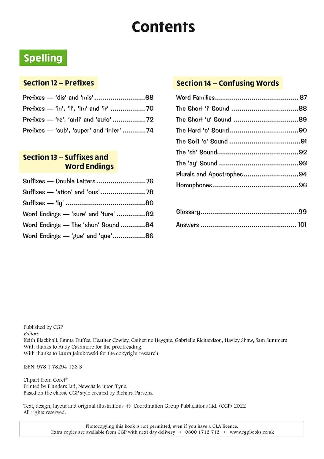 KS2 English Year 4 Grammar, Punctuation & Spelling Targeted Question Book (with Answers) (CGP Year 4 English)