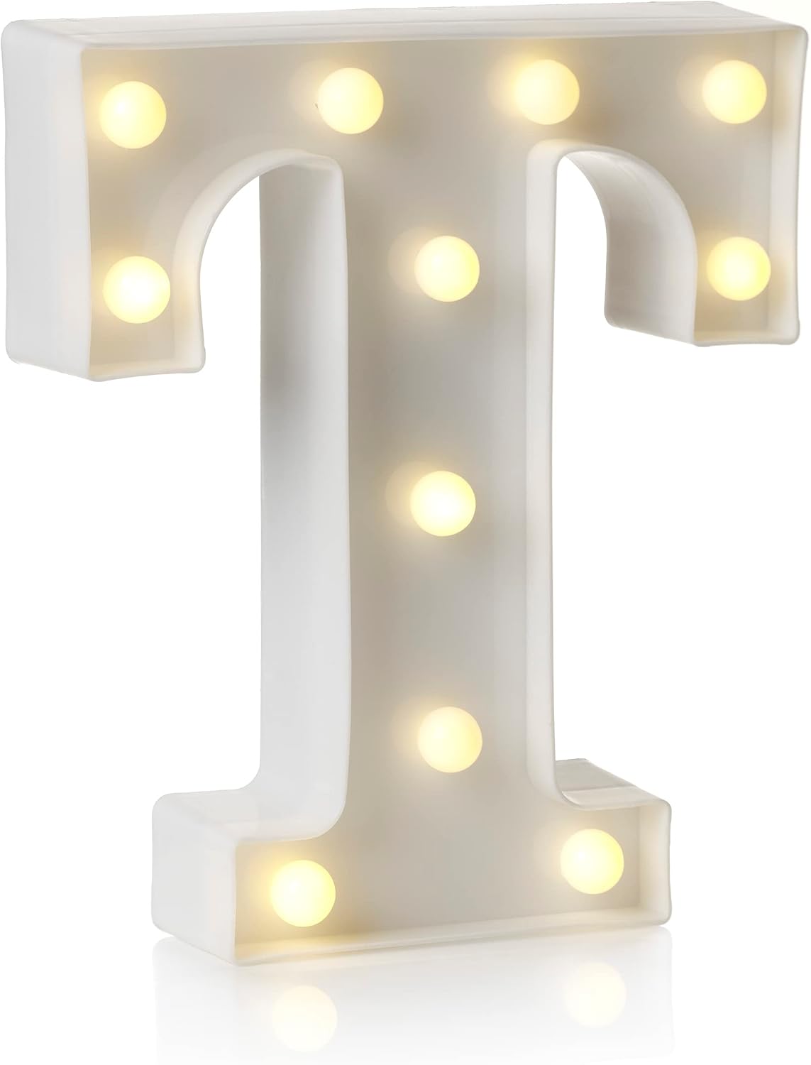 Auraglow LED Light Up Letter C Sign, Battery Powered Party Decoration