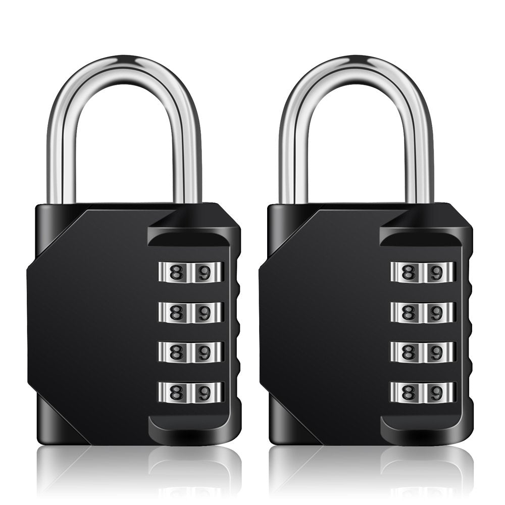 ZHEGE Combination Padlock, 4 Digit Coded Padlock (Sky Blue)