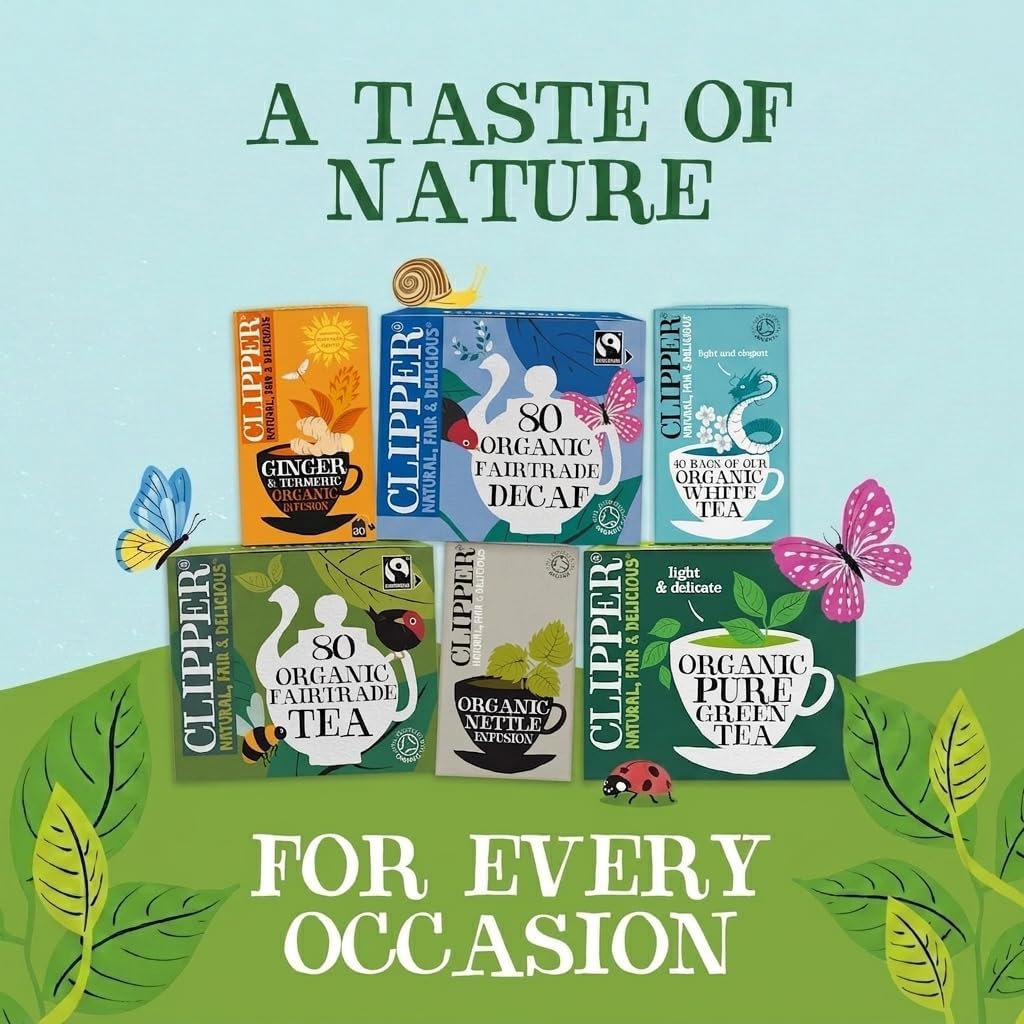 Clipper Organic Fairtrade Everyday Black Tea 1 x 80 Teabags
