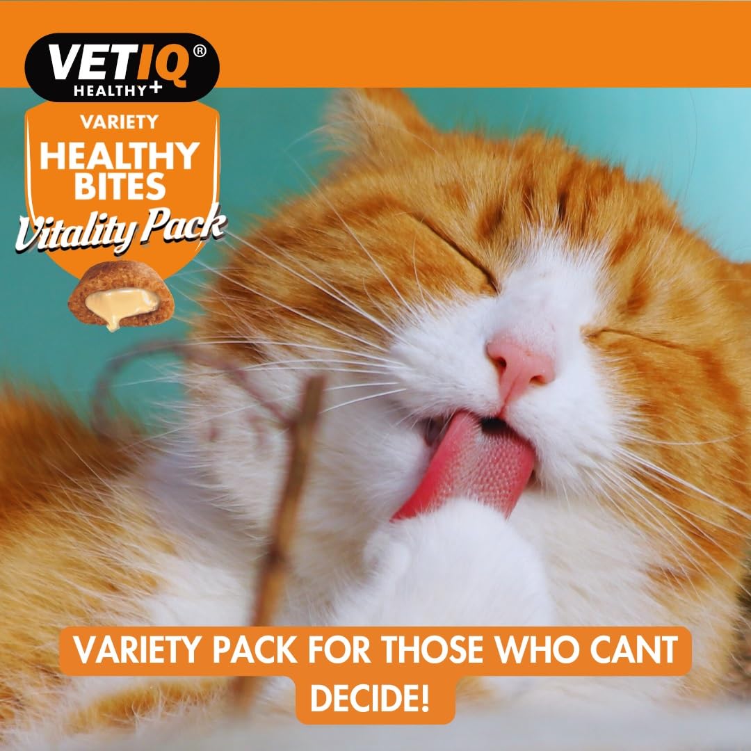 VETIQ Healthy Bites Cat Variety Treats for Cats & Kittens (84 Servings)
