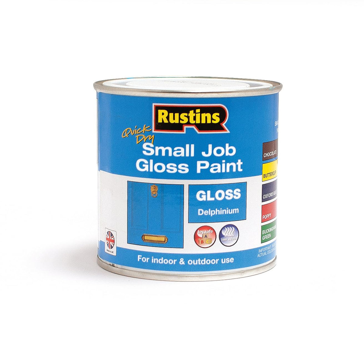 RUSTINS Small Job Satin Paint Chocolate 250ml