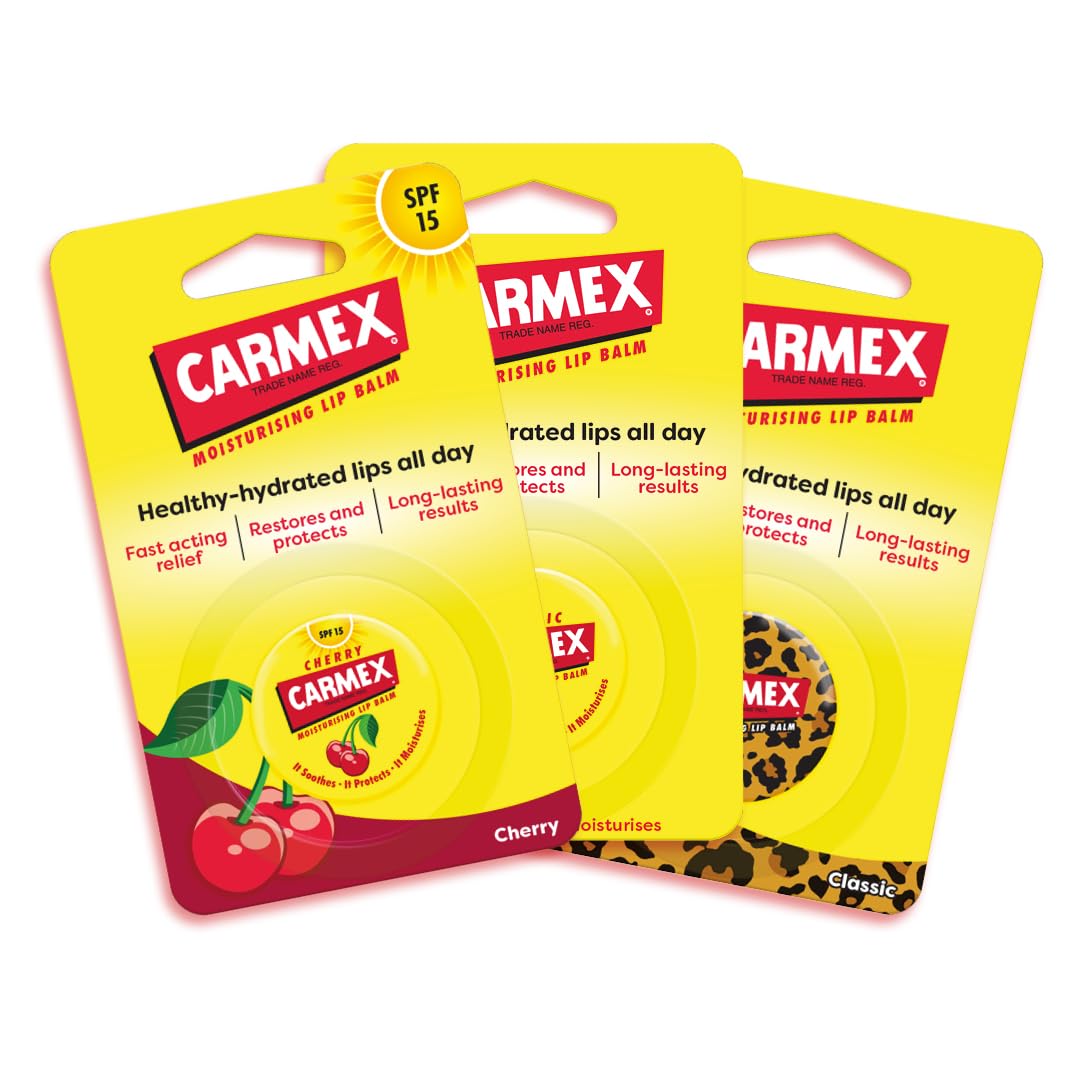Carmex CLASSIC Moisturising Lip Balm For Dry And Chapped Lips 7.5g