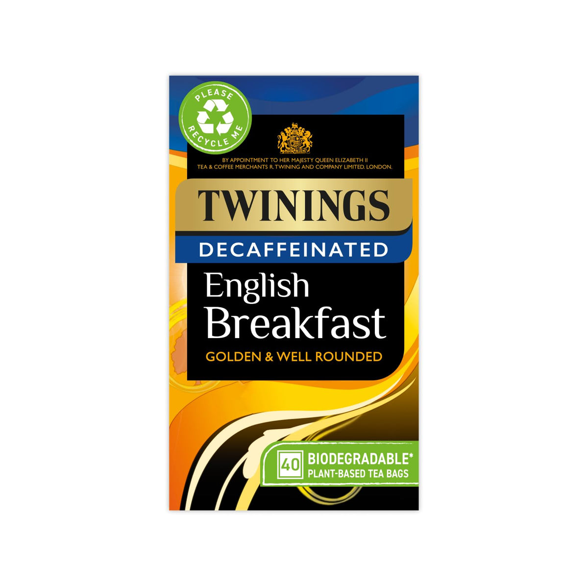 Twinings English Breakfast Tea, 4 x 80 Biodegradable Plant-Based Tea Bags