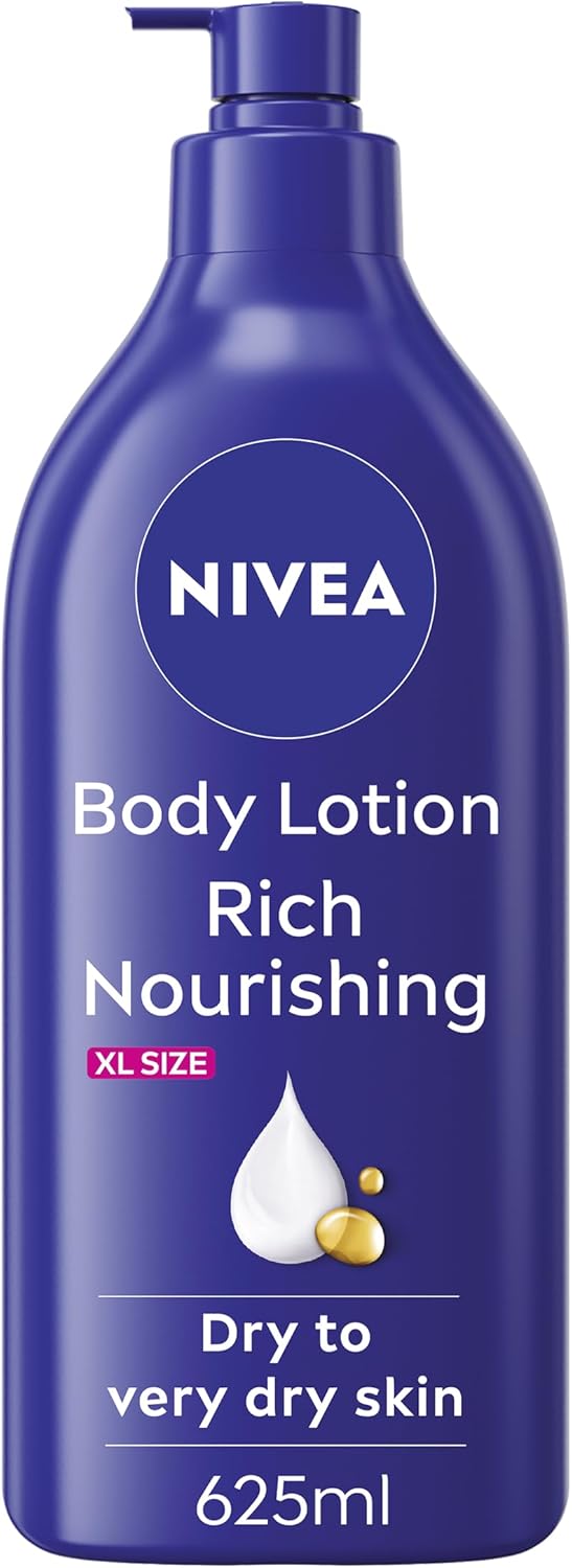 NIVEA Rich Nourishing Body Lotion, 625 ml