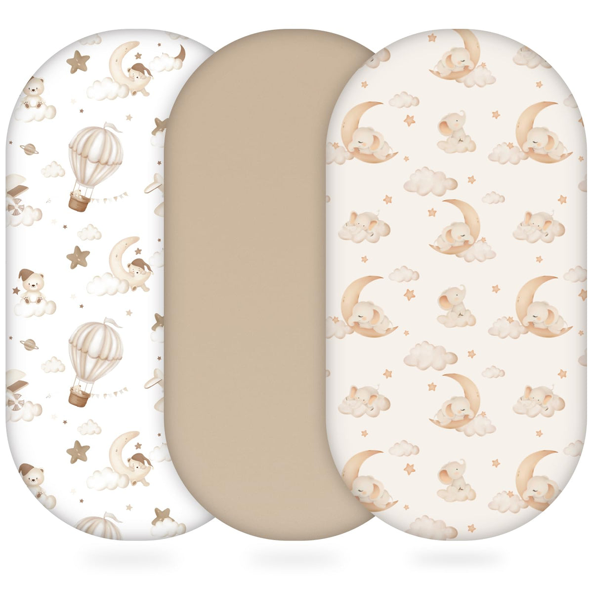 Cot Bed Sheets 120x60 cm Fitted for Baby and Toddler