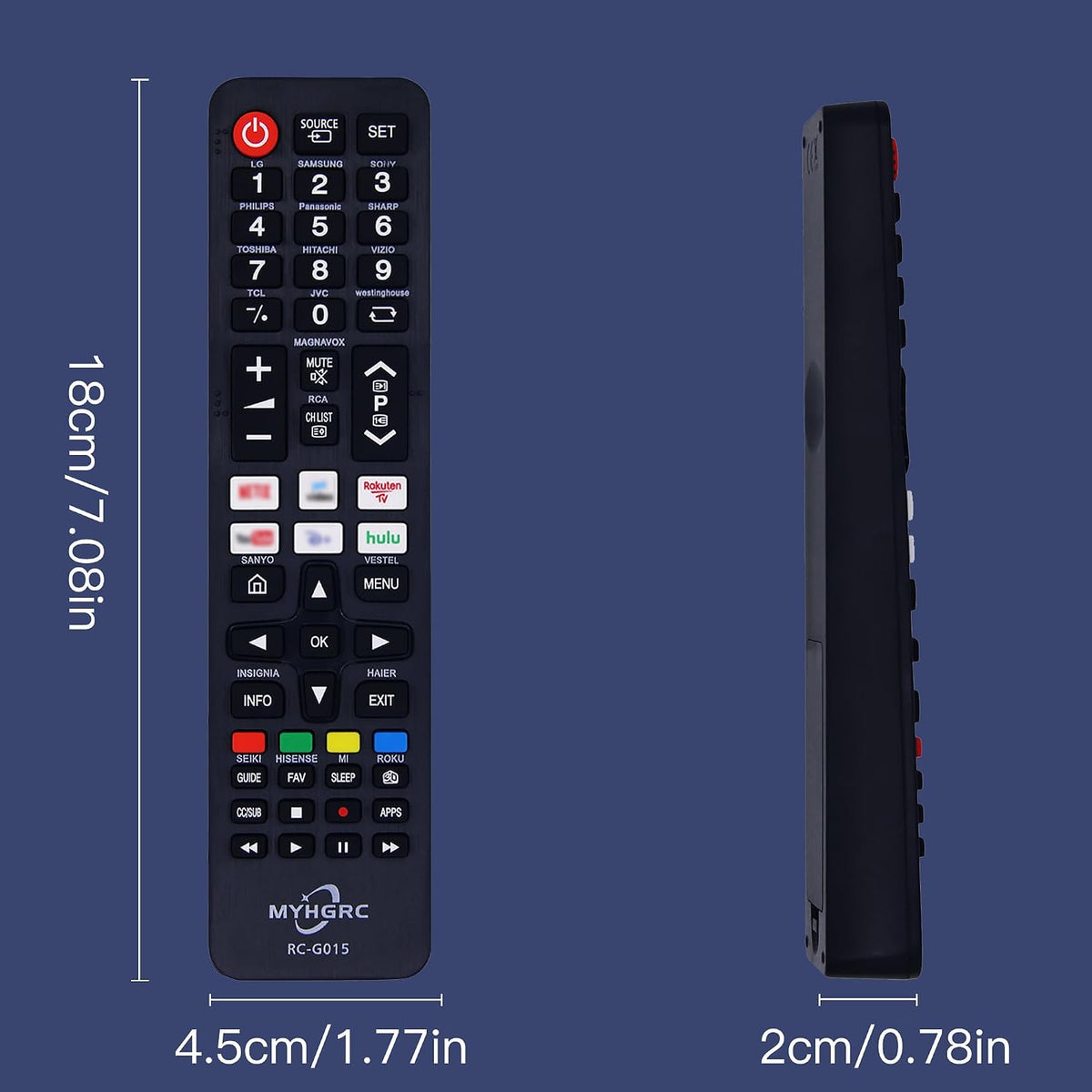 Universal TV Remote Control for LG, Samsung, Sony, Panasonic, Smart TV, Toshiba, Philips, TCL tv remote control universal for All TVs