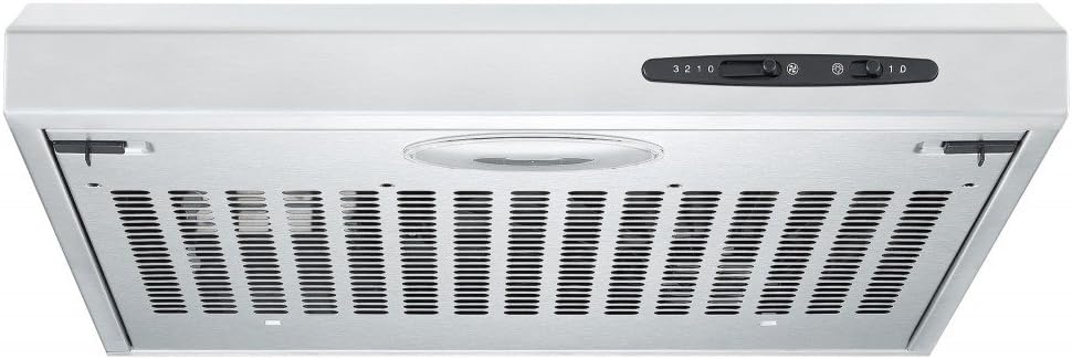 Cookology 50cm Wall Visor Cooker Hood + Ducting Kit - Stainless Steel