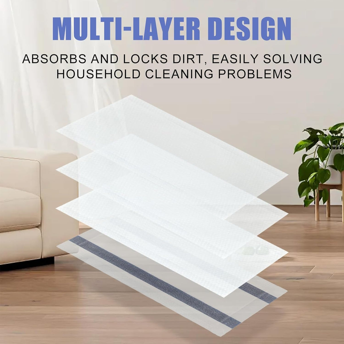 30 Pads Power Mop Refills for Flash Power Mop,Multi-Surface Mop Refill Pads
