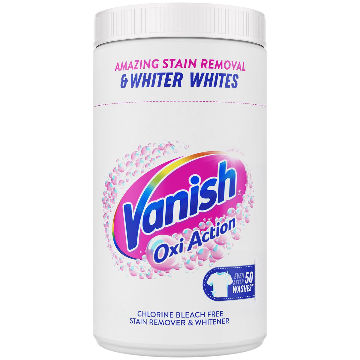 Vanish Stain Remover, Gold Oxi Action Powder, 470g, Restores Whites and Protects Laundry from Greying, Removes Stains, Odours Laundry Detergent Leave Behind, Bleach Free