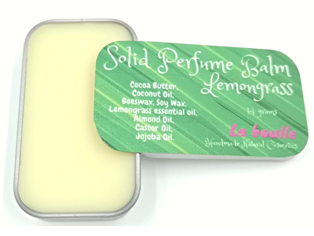 Sandalwood Solid Natural Perfume Balm. For sensitive skin. Handmade in UK.
