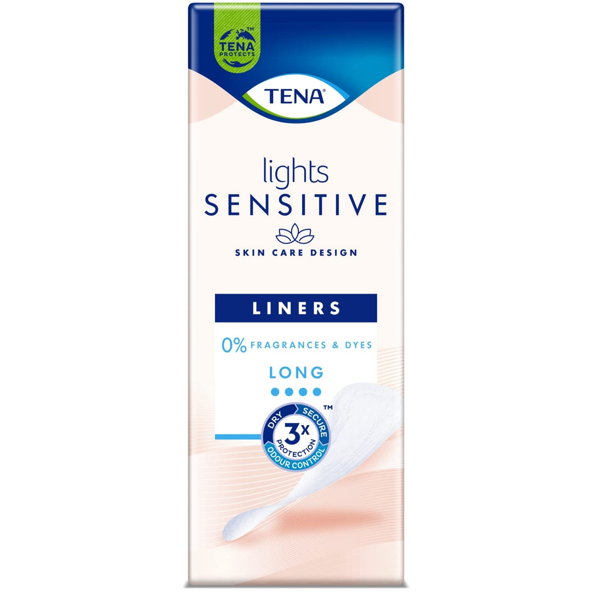 TENA Lights Long Liner, 120 Incontinence Liners (20 x 6 Packs)