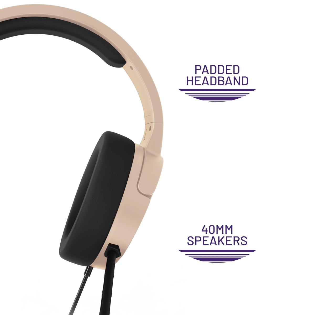 STEALTH PANTHER Sky - Over Ear Gaming Headset PS4/PS5, XBOX, Switch, PC with Flexible Mic, 3.5mm Jack, 1.5m Cable, Lightweight, Comfortable and Durable