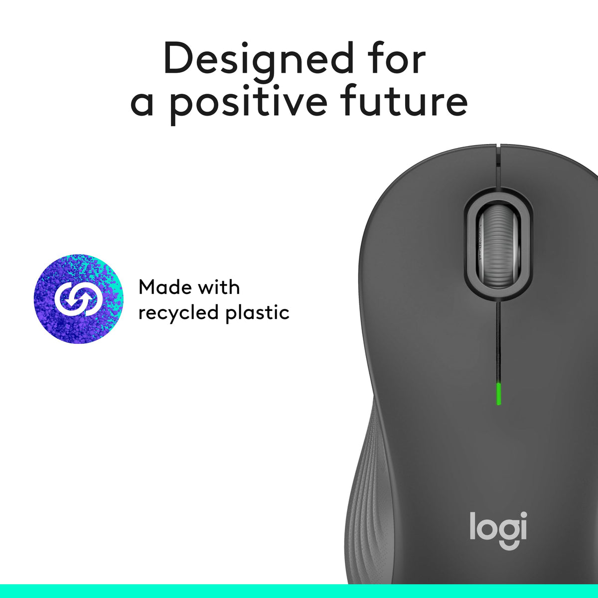 Logitech Signature M650 L Full Size Wireless Mouse - For Large Sized Hands