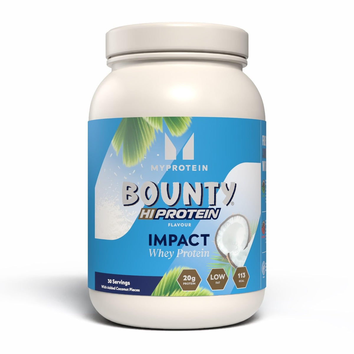Myprotein Impact Whey Protein Powder | Vanilla - 30 Servings | Up to 23 g Whey Protein Per Serving with BCAAs | Builds Lean Muscle, Speeds Recovery | Low Fat & Carbs | Vegetarian
