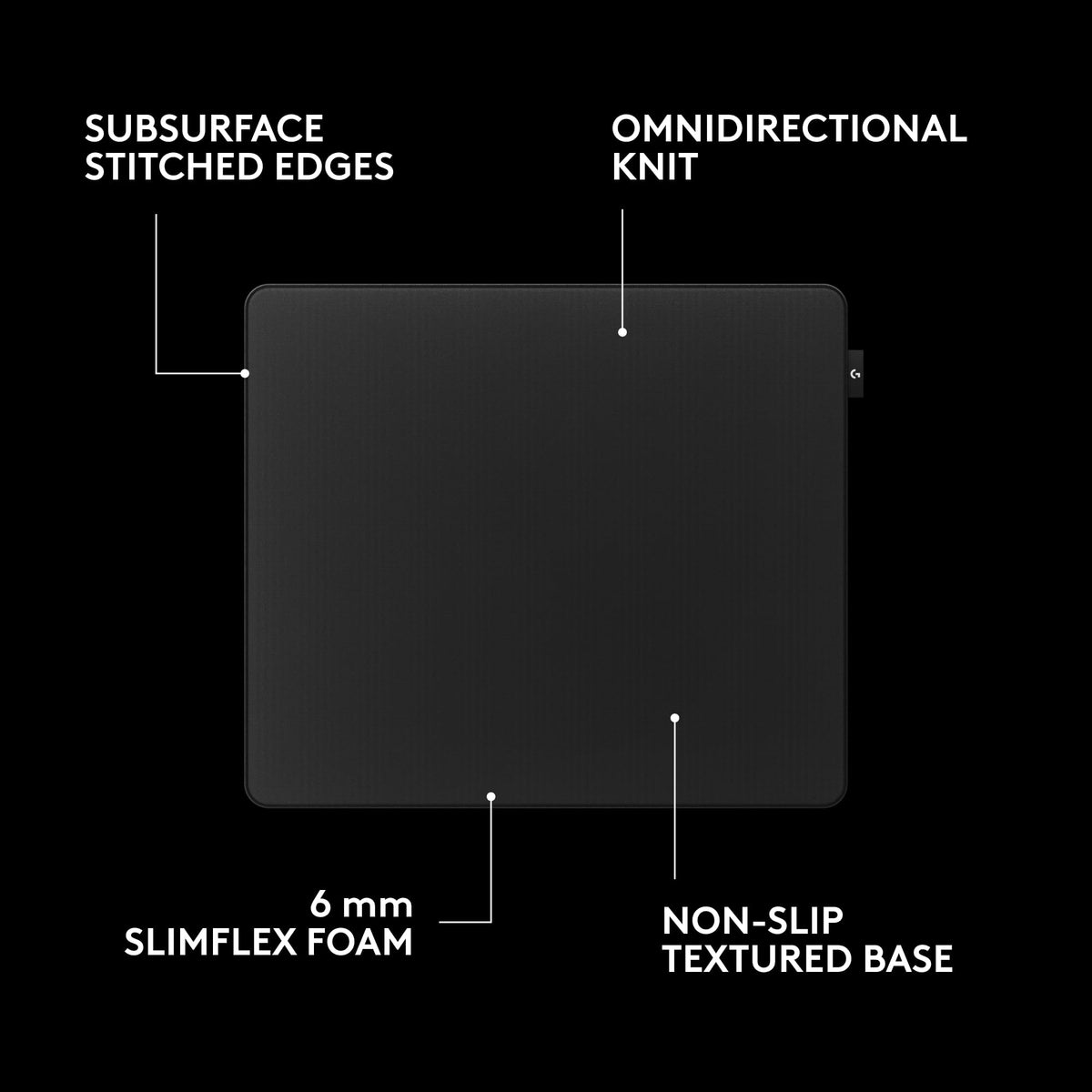 Logitech G G240 Gaming Mouse Pad in tessuto
