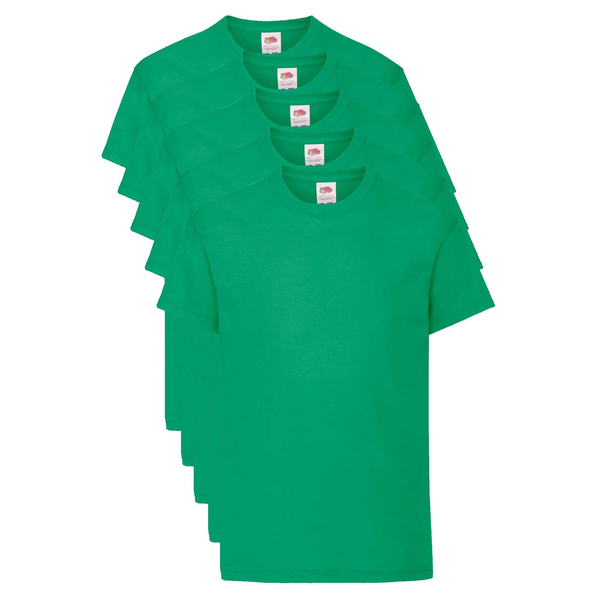 Fruit of the Loom Unisex Kids Kid's Original T T-Shirt (Pack of 5)