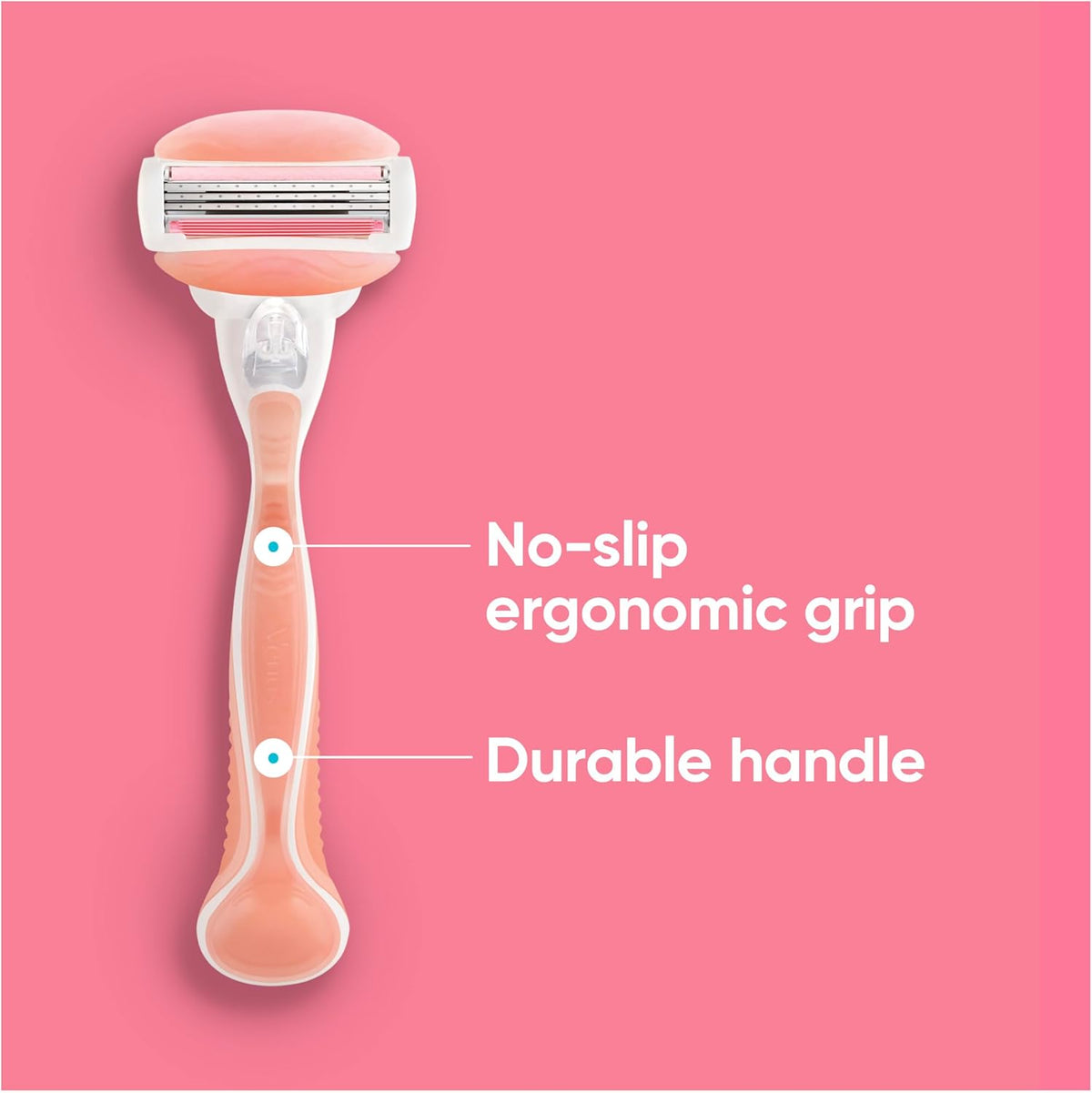 Gillette Venus ComfortGlide Women’s Razor with 3 Refill Cartridges