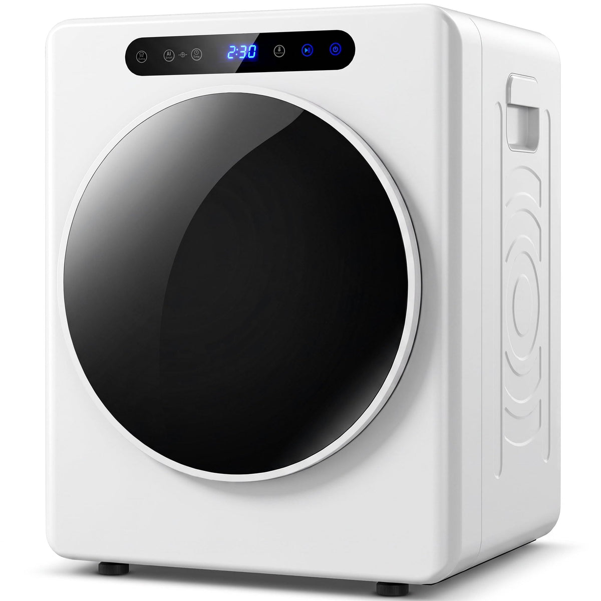 HOMCOM Vented Tumble Dryer 5kg Wet Laundry/3kg Dry Capacity 1000W Black