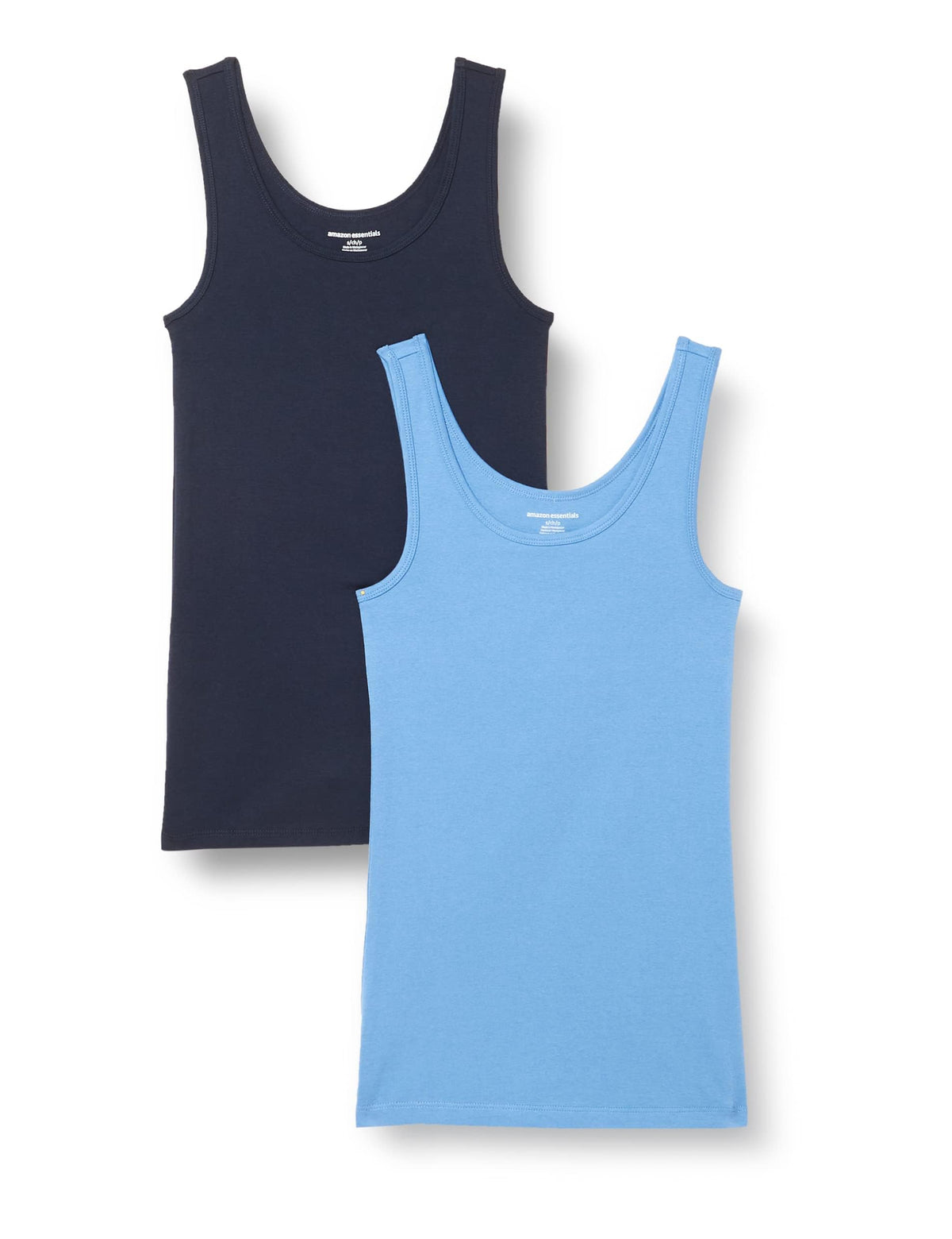 Amazon Essentials Women's Slim-Fit Vest, Pack of 2