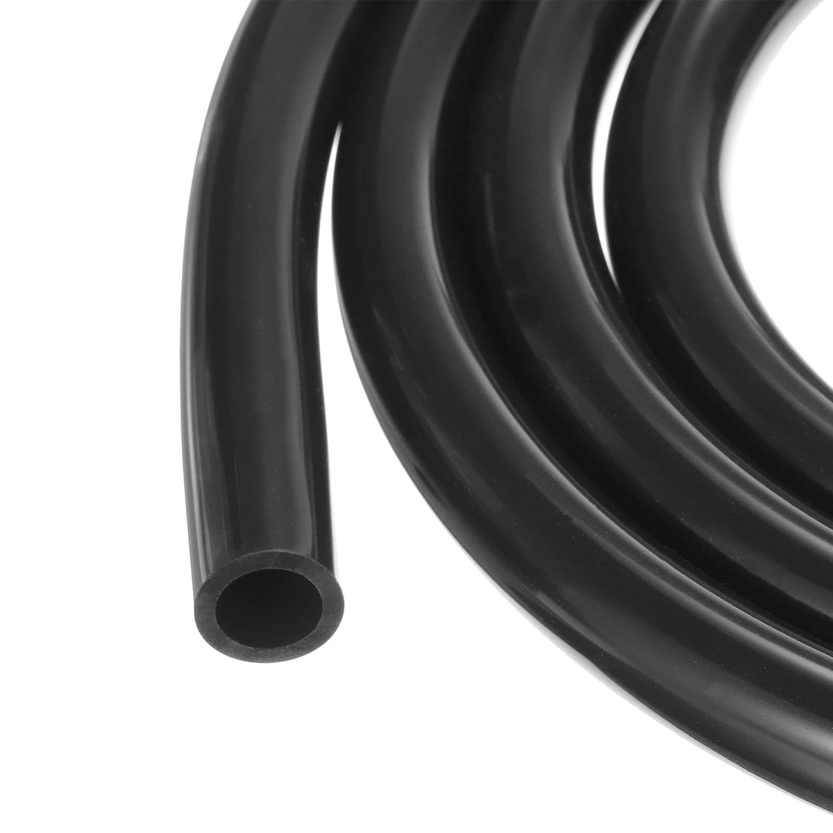 3.3ft Silicone Tubing 4mm ID 6mm OD Clear Industrial Plastic Tubing Pure Silicone Hoses for Pump Siphoning Draining Irrigation Brewing, 1/4"