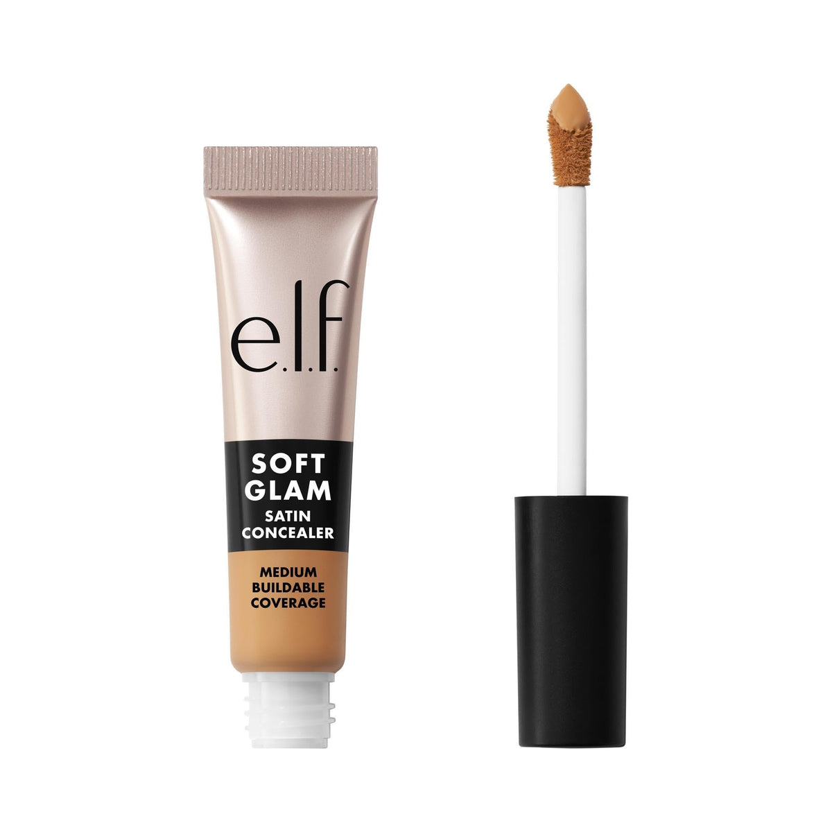 e.l.f. Soft Glam Satin Concealer, Medium Coverage for Blemishes & Under-Eye, Crease-Resistant, Long-Lasting, Vegan & Cruelty-Free, 10 Fair Cool