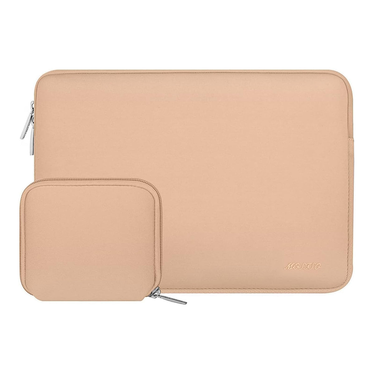 MOSISO 13 inch Laptop Case Neoprene Sleeve with Small Bag,Dusty Rose