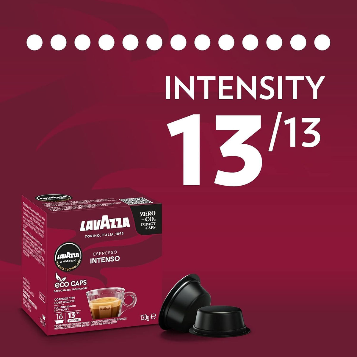 Lavazza, A Modo Mio Espresso Passionale, 36 Coffee Pods