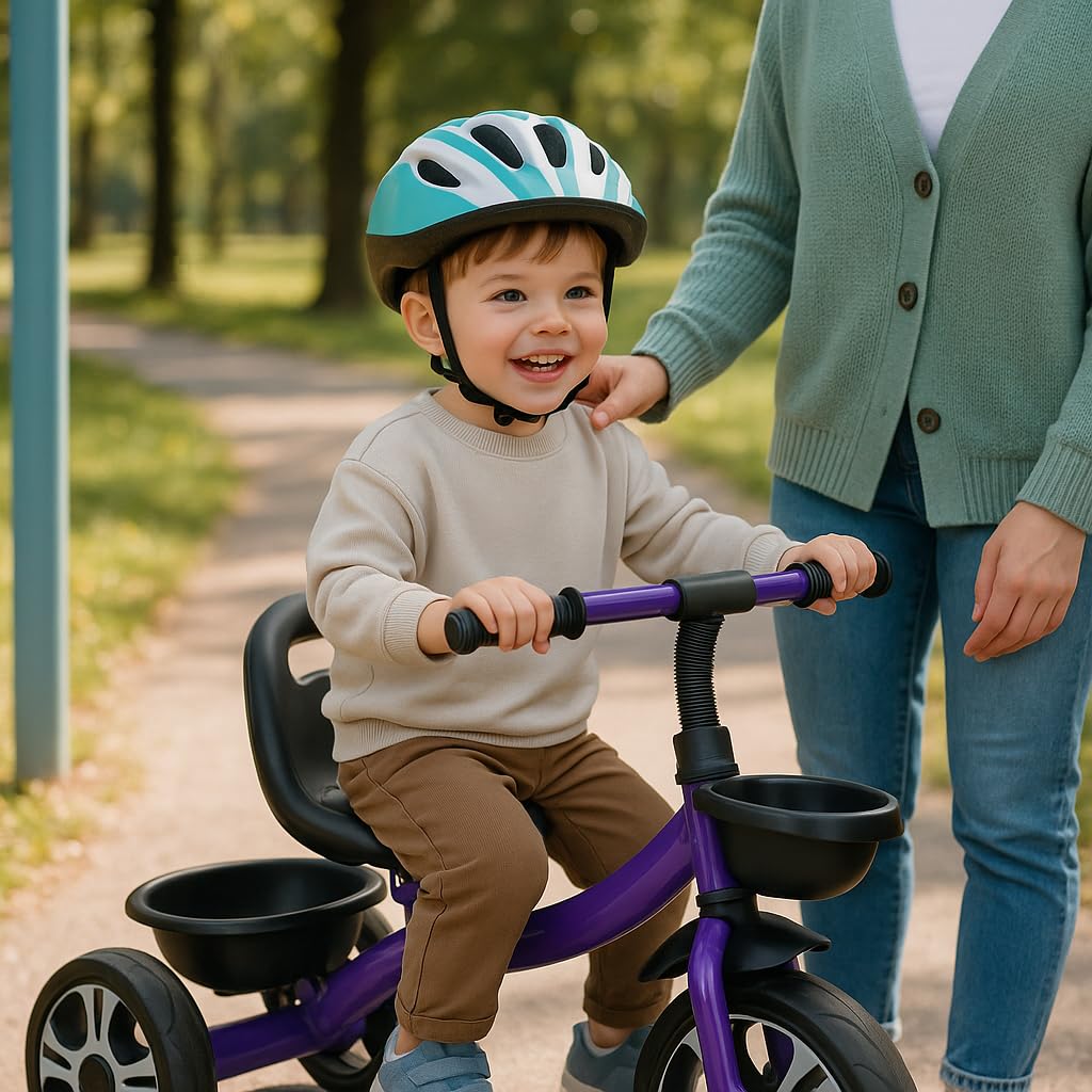Foryourlittleone Kids Trike Venture Tricycle Baby Push Bike | Age 18 Months to 6 Years | Gift Toddler Tricycles (Green)