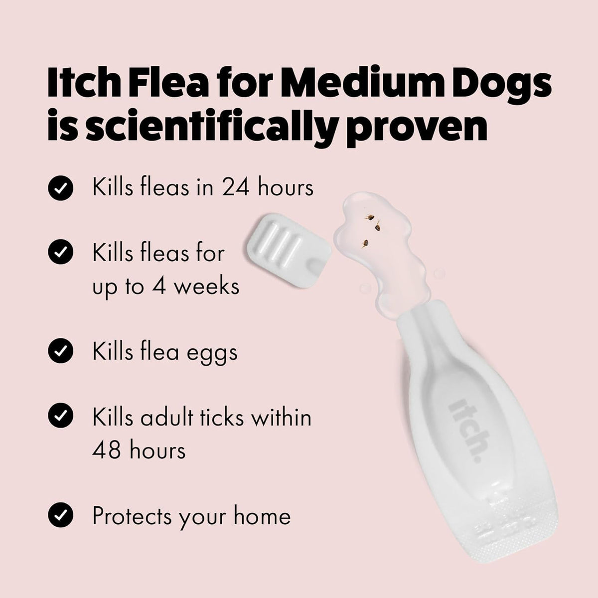 Itch Dog Wormer Tablets for Dogs 3-19kg - 4 Tablets