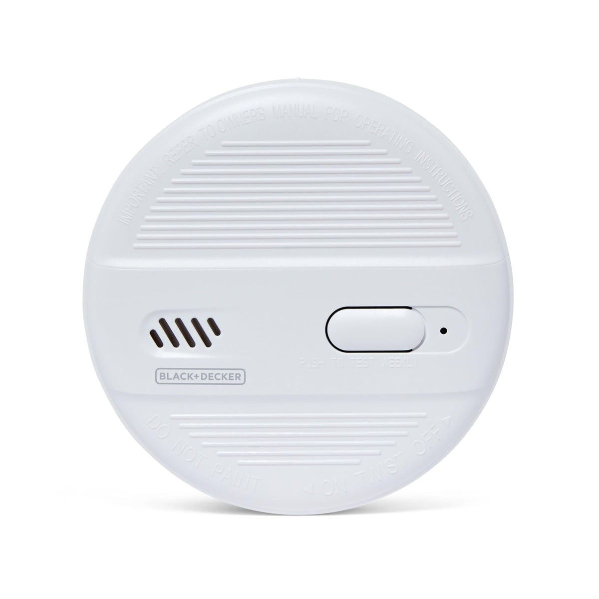 BLACK+DECKER Smoke Alarm 2 Pack for Home 10 Year Life, Replaceable Battery