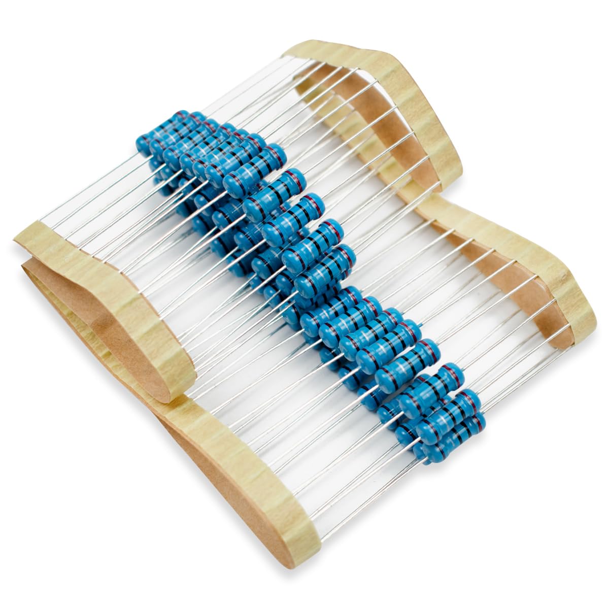 50 Pcs 1W 1% Tolerance 0.1 Ohm Metal Film Resistor Resistance for DIY Project and Experiments