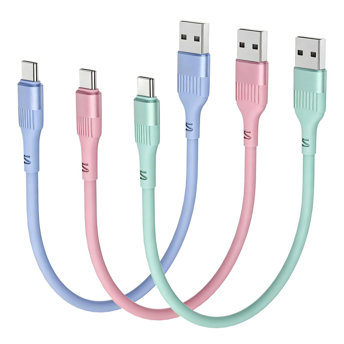 Nebite USB to USB C Cable 3PACK 3FT/1M USB C Charger Cable