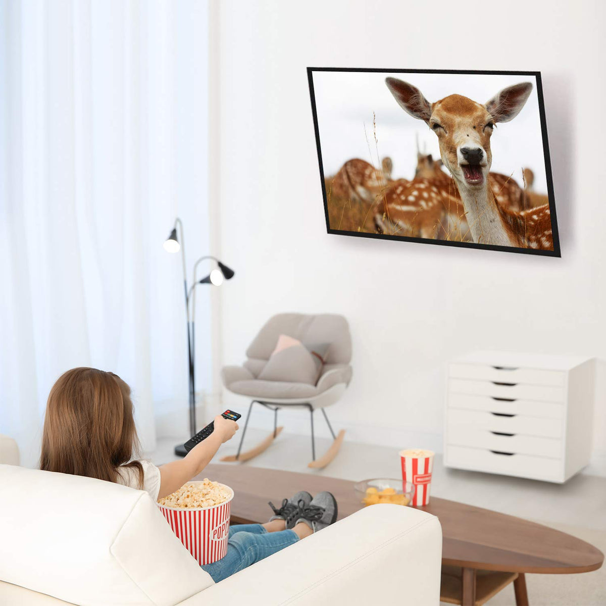 Mounting Dream Fixed TV Wall Bracket for 26-60" TV Max VESA 400x400mm 45kg