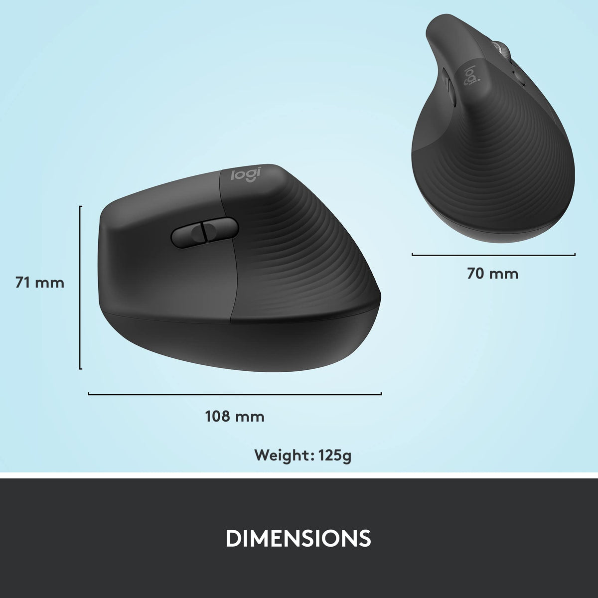 Logitech Wave Keys & Lift Vertical Mouse