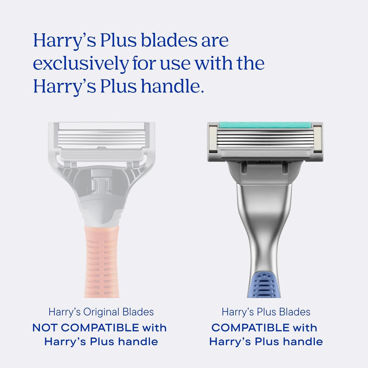 Harry’s Original Razor Blades for Men, 10 Razor Blade Refills, 5 Anti-Friction Shaving Blades with Precision Trimmer, Compatible with Harry’s Original Razors