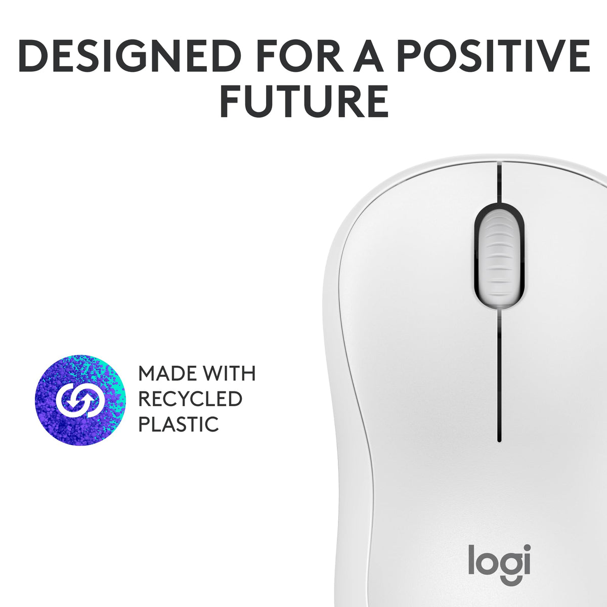 Logitech M240 Silent Bluetooth Mouse, Wireless, Compact