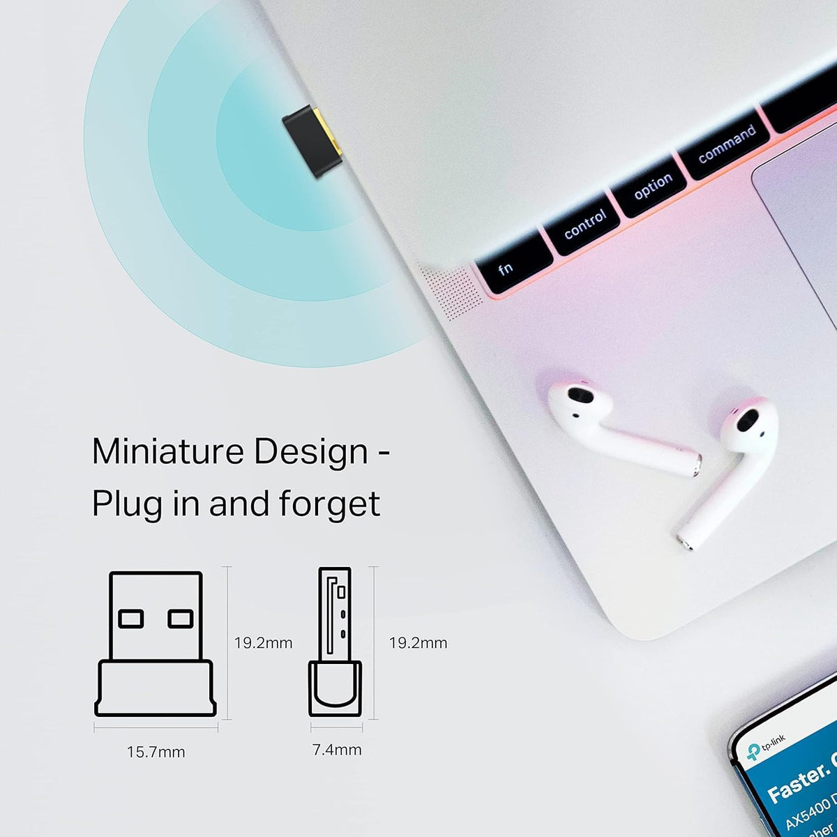 TP-Link UB600 Bluetooth 6.0 USB Adapter for PC, Nano Bluetooth Dongle