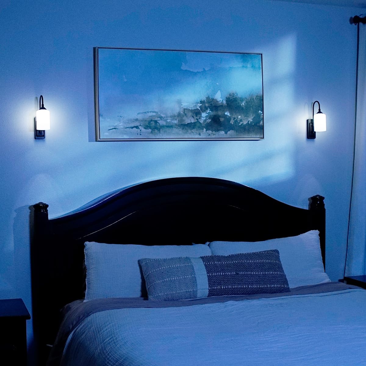 JML Smart Sconce Battery Operated Wall Light with Remote Control