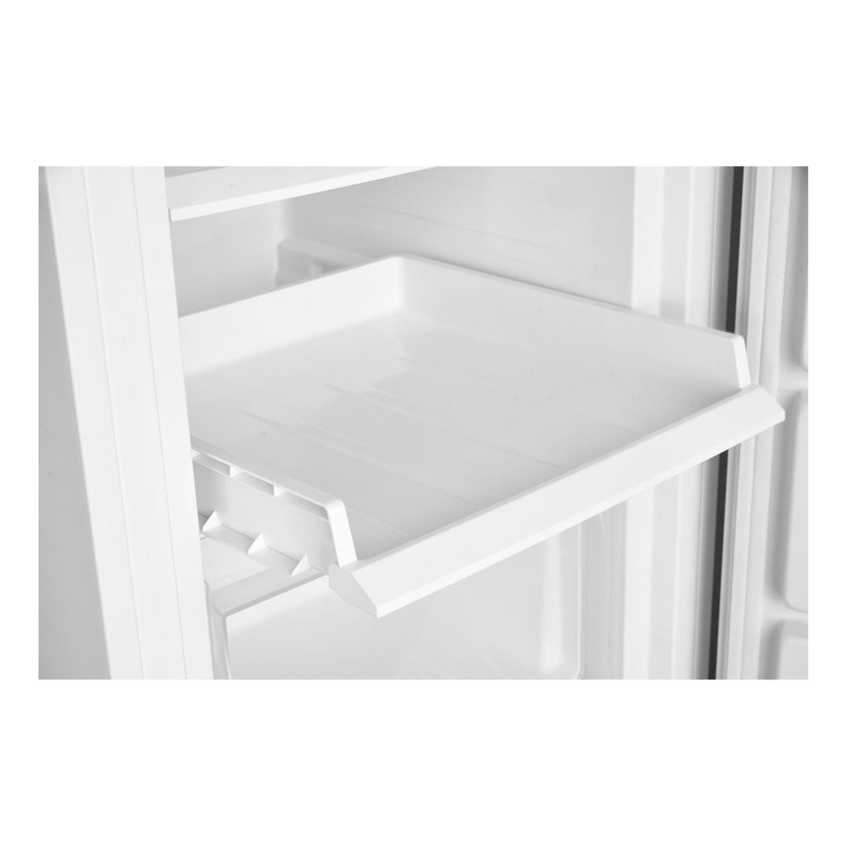 Teknix UC48F2W Freestanding Undercounter Freezer - 48cm Width / 60 Litre Capacity - Suitable for Outbuildings - 3 Large Compartments - 4 Star Freezer Rating - White