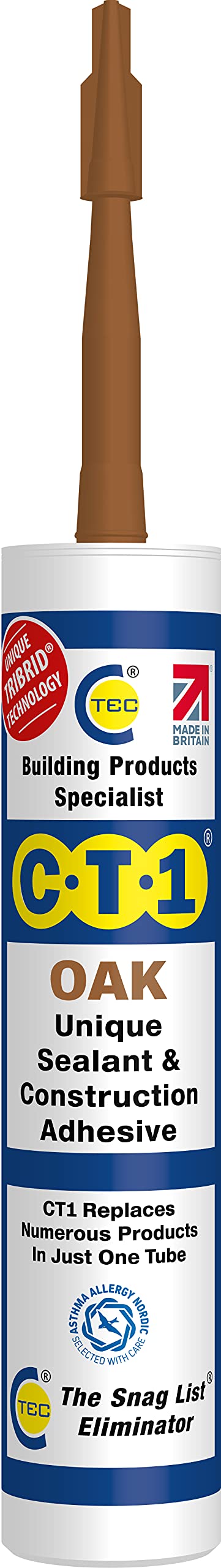CT1 White TRIBRID® Multi Purpose Sealant & Adhesive - 290ml