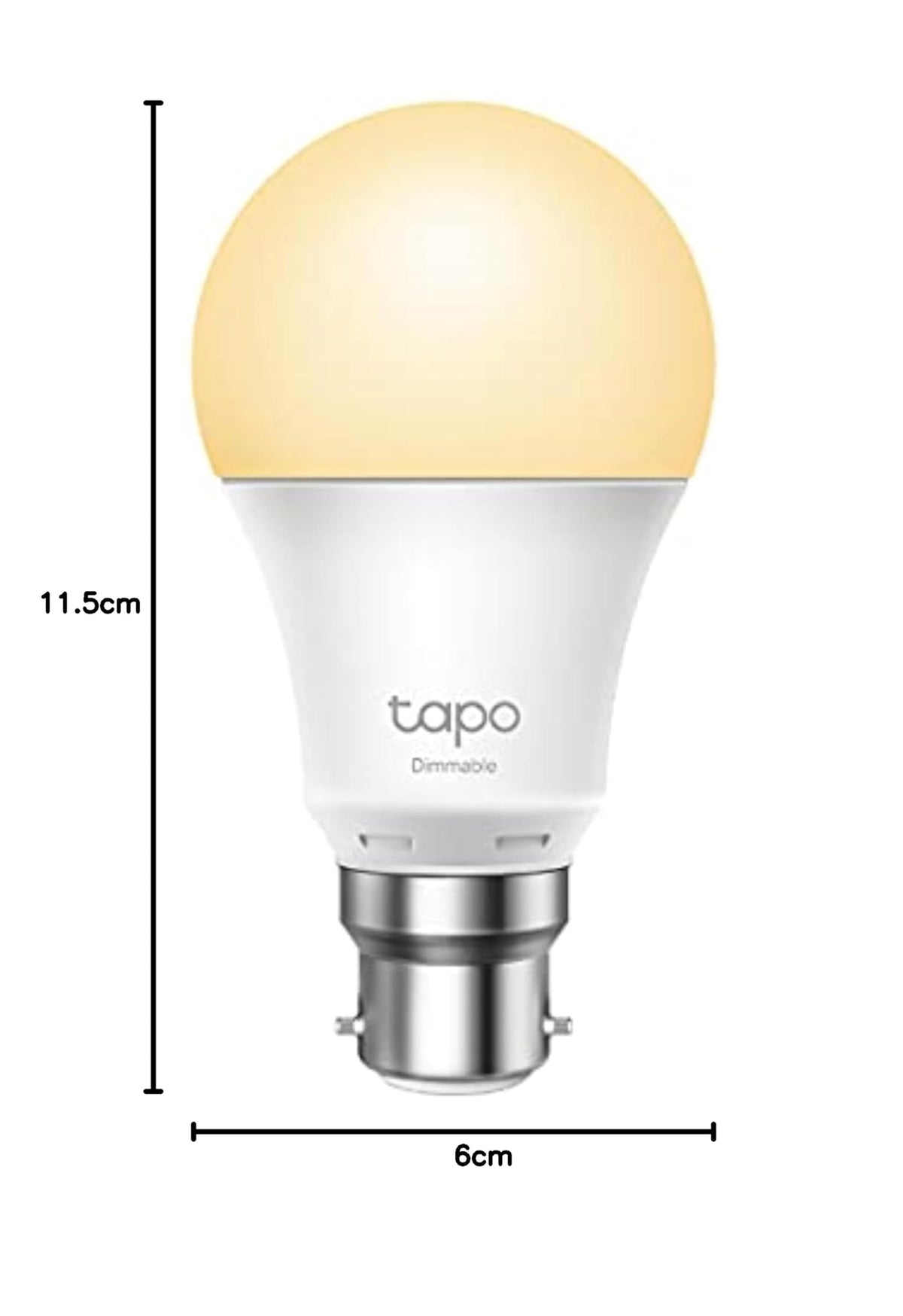 Tapo L530B(2-Pack) B22 Smart Bulb Multicolour Dimmable LED Light Bulb
