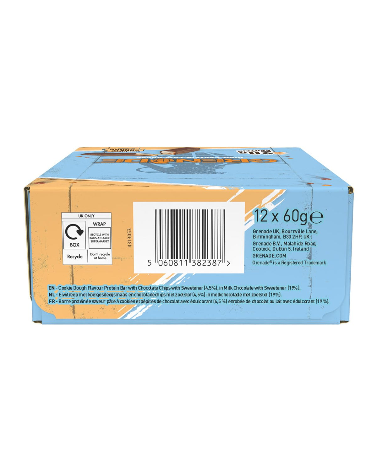 Grenade Chocolate Chip Salted Caramel Protein Bars, 12 x 60 g